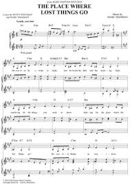 The Place Where Lost Things Go From Mary Poppins Returns Mary Poppins Digital Sheet Music Sheet Music