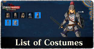 Definitive edition and each of them has various different costumes . Costumes List How To Unlock Costumes Hyrule Warriors Age Of Calamity Game8