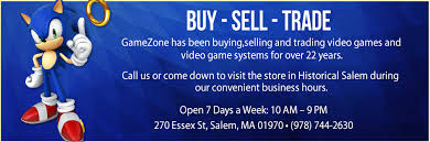 Open 7 days a week. Gamezone Salem Ma Vintage Video Game Store Buy Retro Video Games
