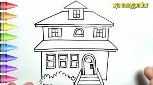 Kami susun menjadi beberapa tema seperti rumah, tokoh kartun, mewarnai orang dan yang lain nya. Mudahnya Ayo Belajar Cara Menggambar Rumah Indah Dan Mewarnai Kartun Untuk Anak Anak Indonesia Youtube
