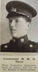 Lieutenant Bernard Henry Gilbert Shaw (1893-1914)