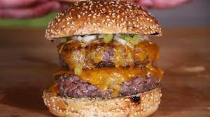 Double Cheeseburger Dry Aged Beef Burger By Customgrill Youtube