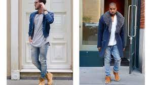 Men's blue skinny jeans stretch washed slim fit pencil pants. Light Blue Jeans Outfit Mens Youtube