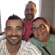 For the record this is not my boyfriend. He is a friend who watched the  show, does a podcast after the show each week. He is gay and married to the  man