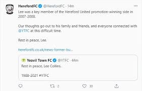 Yeovil town captain lee collins was found dead in his hotel room, an inquest has heard. Yeovil Announce The Death Of Club Captain Lee Collins At The Age Of 32 Daily Mail Online