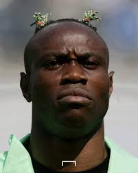 In his youth -Taribo West, the former defender of the Super Eagles of  Nigeria. He was Oliech's teammate at Al-Arabi SC in Qatar. As an old man
