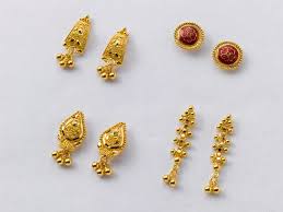 Stunning Pairs Of Earrings From The Gold Factory Gold Bridal Earrings Gold Earrings Designs Gold Jewellery Design Necklaces