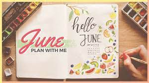 In 2009 june was the 662 most popular name for girls in the usa. Plan With Me June 2017 Bullet Journal Setup Ideas Youtube