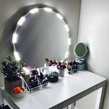 These colors emulate the light at different times of day, so you can apply makeup in a way that will look good on a night out, then use a different light to apply day makeup. Penson Co 10ft Led Mirror Light Kit Vanity Mirror Light Lighted Cosmetic Makeup With Dimmer Wireless Controller Walmart Com Walmart Com
