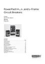 PowerPacT H-, J-, and L-Frame Circuit Breakers Catalog | Schneider ...