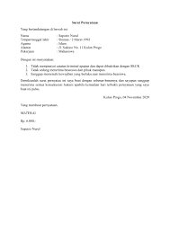 Sebelum membuat surat pernyataan, kita perlu mengenal terlebih dahulu apa itu surat pernyataan diri. Download 3 Contoh Surat Pernyataan Diri Bermaterai Doc