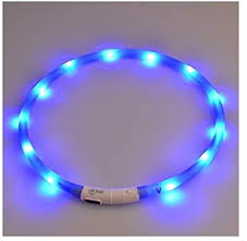 Amazon Com Led Dog Collar Usb Rechargeable Glowing Dog Collars Light Up Collar Improved Pet Safety Visibility At Night 3 Flashing Modes Water Resistant Lighted Collar Fits For Small Medium Large Dogs