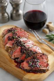 This beef tenderloin is a very easy preparation and the red wine sauce makes it extra flavorful. Roasted Beef Tenderloin Recipe Girl