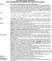 For instance, maybe a history or by giving them homework during the holidays of course! The Asian School Dehradun Holiday Homework For Summer Vacation 2011 For Class Ix Pdf Free Download