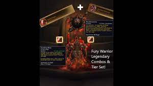 GET CRUSHED! Fury Warrior legendary combinations + Tier Set bonus! - YouTube