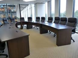 The horseshoe shaped desk just beyond the circulation desk is the information center (ic) desk. Custom U Shape Conference Table Horseshoe Boardroom Table With Power Wood Veneer Board Room Design Office Meeting Room Interior Conference Room Design