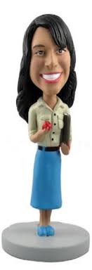 Teacher's Day Teacher Teaching Custom Bobbleheads With Engraved Text U2013  Mini Custom Bobbleheads Wedding