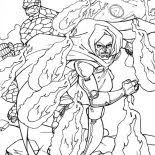 Simply do online coloring for thing punch doctor doom in the face in fantastic four coloring pages directly from your gadget, support for ipad. Fantastic Four Defeat Doctor Doom Coloring Pages Bulk Color