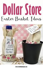 It's great to be able to see the basket put together. Dollar Tree Easter Baskets Michelle James Designs