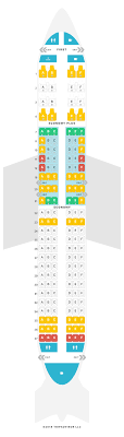 Seat Map Boeing 737 800 738 V1 United Airlines Find The