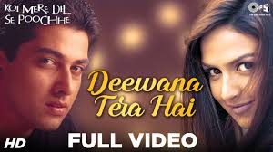 Hoon Deewana Tere Lyrics Koi Nazrana Lekar Aaya Hai Deewana Tere Liye Song  Lyrics