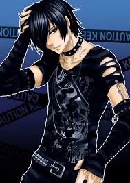 It's not very long as far as i've seen. Anime Gothic Boy Novocom Top