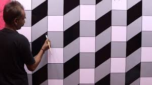 Optical illusion 3d wall painting ideas || 3d wall art decoration || efek cat tembok 3d=====alat yang saya pakai dapat d. Wall Art Painting Decoration Optical Illusion Wall Painting Interior Design Youtube