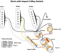 Wiring diagrams for stratocaster, telecaster, gibson, jazz bass and more. Fender Strat Wiring Diagram 5 Way Switch Slim Guitars