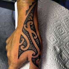 Ya gotta know when to cut a man. Tattoo Hand Man