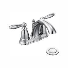 It has a rating of 4.6 with 176 reviews. Moen Bathroom Faucet Low Arc Spout 4 Inch Centerset 2 Handle Metal Drain Chrome 26508162057 Ebay