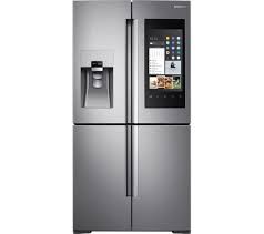 Samsung's new family hub refrigerator is… the future? Buy Samsung Family Hub Rf56m9540sr Eu American Style Smart Fridge Freezer Real Stainless Free Delivery Currys