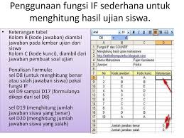 .fungsi if dan mid pada ms. Fungsi If Di Microsoft Excel Ppt Download