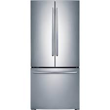 samsung 30 in w 21 8 cu ft french door refrigerator in stainless steel rf220nctasr the home depot stainless steel french door refrigerator french door refrigerator samsung french door