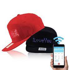 Rolling Title Hats For Men Women Bluetooth Led Hat Programmable Led Hat Led Hats