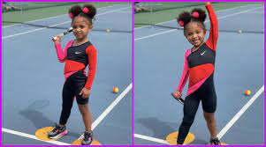 The couple got married on 16 november 2017. Serena Williams Daughter Alexis Olympia Ohanian Jr Flaunts Mini Version Of Mom S Aus Open 2021 One Legged Catsuit It S Too Cute Latestly