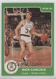 The case of rick carlisle is proof of how quickly twitter works. 1984 85 Star Base 4 Rick Carlisle