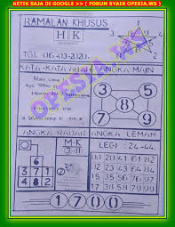 Forum Syair Hk Kode Syair Sgp Hk Sd Motesia