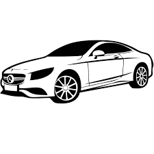 Mercedes Benz Cla C Class Luxury Sports Coupe Car Racing Racer Etsy In 2021 Benz Car Vector Car Silhouette