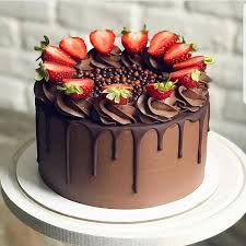 Yes Or No Blueberries Cake By Pro Baker This Cake Is Very Simple But I Love Its Original Lol Homemade Chocolate Cake Homemade Chocolate Strawberry Cakes