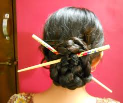 Once you have mastered making the chinese staircase braid, you can use that skill to easily do other variations of this hairstyle such as the chinese staircase stitch braid ponytail. Super Easy Chinese Braided Bun Instructables
