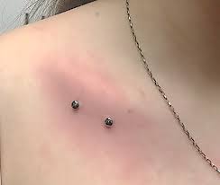You know, there was a time when i thought the only thing the collar bone was good for was breaking. The Collar Bone Piercing Totem Tattoo