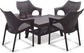 This beautiful recycled plastic wood set is perfect for everyday use on your patio. Supreme Brown Plastic Table Chair Set Price In India Buy Supreme Brown Plastic Table Chair Set Online At Flipkart Com