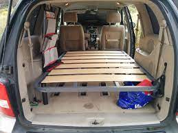 Kia Carnival Camper Imgur Mini Van Van Camping Camping Organization