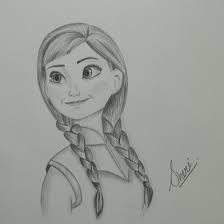 Inspired art by azad ali how to draw face lesson 02 outline. Elsa Of Arendelle Frozen Handmade Pencil Sketch Sketch Of Beautiful Girl Barbie Girl Sketch Girl Sketch Character Sketches Realistic Sketch