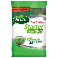 Scotts Turf Builder Starter Food For New Grass 15 Lb 5000 Sq Ft 24 25 4 Lawn Starter Lowes Com Turf Builder Lawn Fertilizer Lawn Food