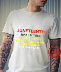 Be stylish while celebrating the festive, june 19th holiday! Juneteeth Definition Black History Juneteenth Shirt