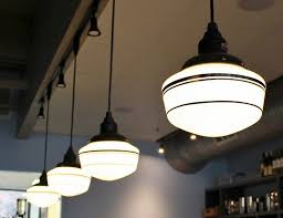 Featured Customer Schoolhouse Lighting A Sweet Look For Chocolate Lounge School House Lighting Barn Lighting Lights