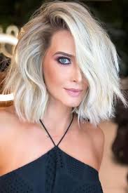 The best hairstyles for medium length hair include leaving your hair down with layers, waves, braids, ponytails, or curls. Medium Length Blonde Haircuts