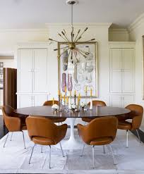 Million Dollar Decorators Share Their Best Design Tricks Mid Century Modern Dining Room Mid Century Dining Room Chic Dining Room