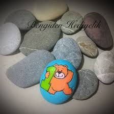 Bengiden Hediyelik Tas Boyama Bebek Sekeri Dogumgunu Hediyelikleri Ayicik Teddybear Birthday Gift Stone Paintin Painting Dogum Gunu Bebek Ilk Dogum Gunu
